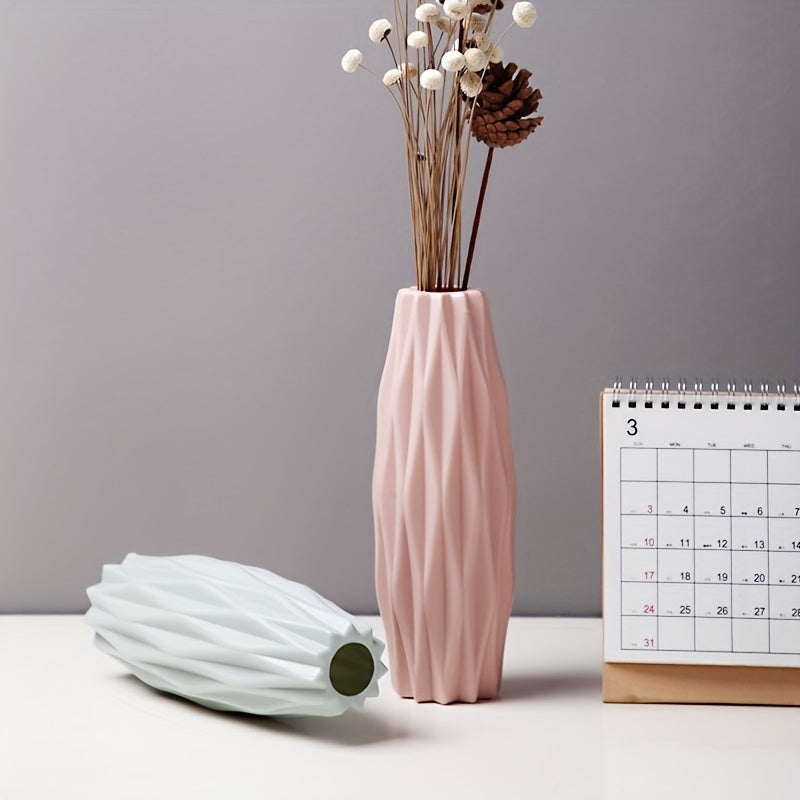 1Nordic Style Vase,Household Flower Arrangement Tools,Living Room Modern Creative Minimalist Home Decoration Decorative Items