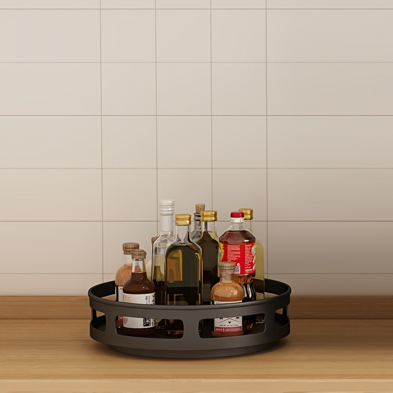 Multifunctional Rotating Storage Box-Save Space,Non-Slip Table Storage,Suitable for Tableware and Cosmetics,Spice Storage Box Kitchen Storage