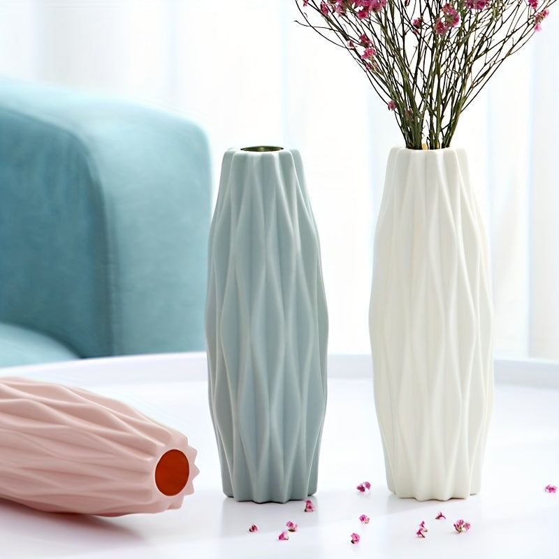 1Nordic Style Vase,Household Flower Arrangement Tools,Living Room Modern Creative Minimalist Home Decoration Decorative Items