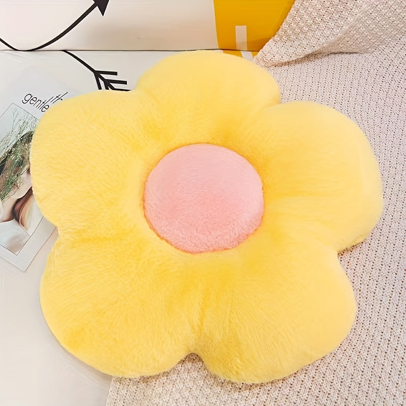 1pc Flower-Shaped Pillow Cute and Comfortable Floor Pillow and Cushion Room Decoration Sofa Sofa Bed Car Reading,Leisure Gift