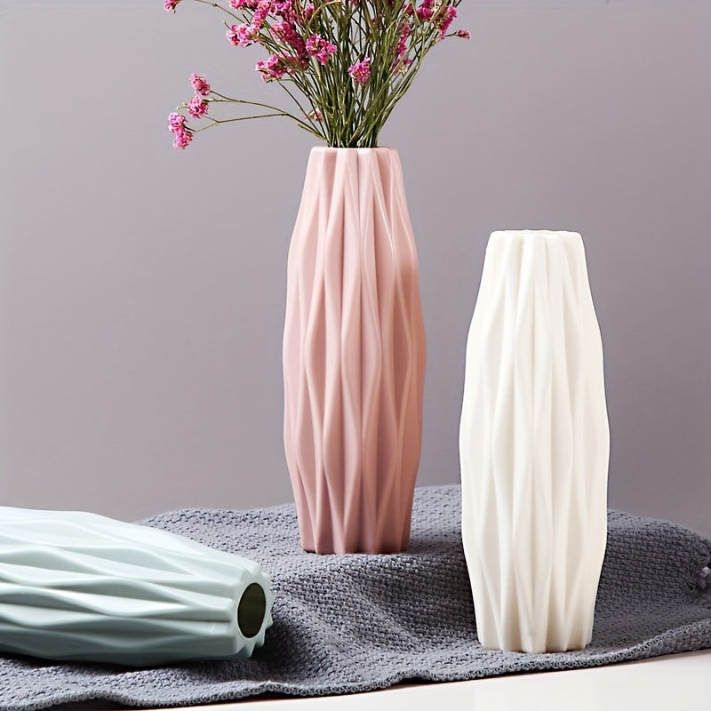 1Nordic Style Vase,Household Flower Arrangement Tools,Living Room Modern Creative Minimalist Home Decoration Decorative Items