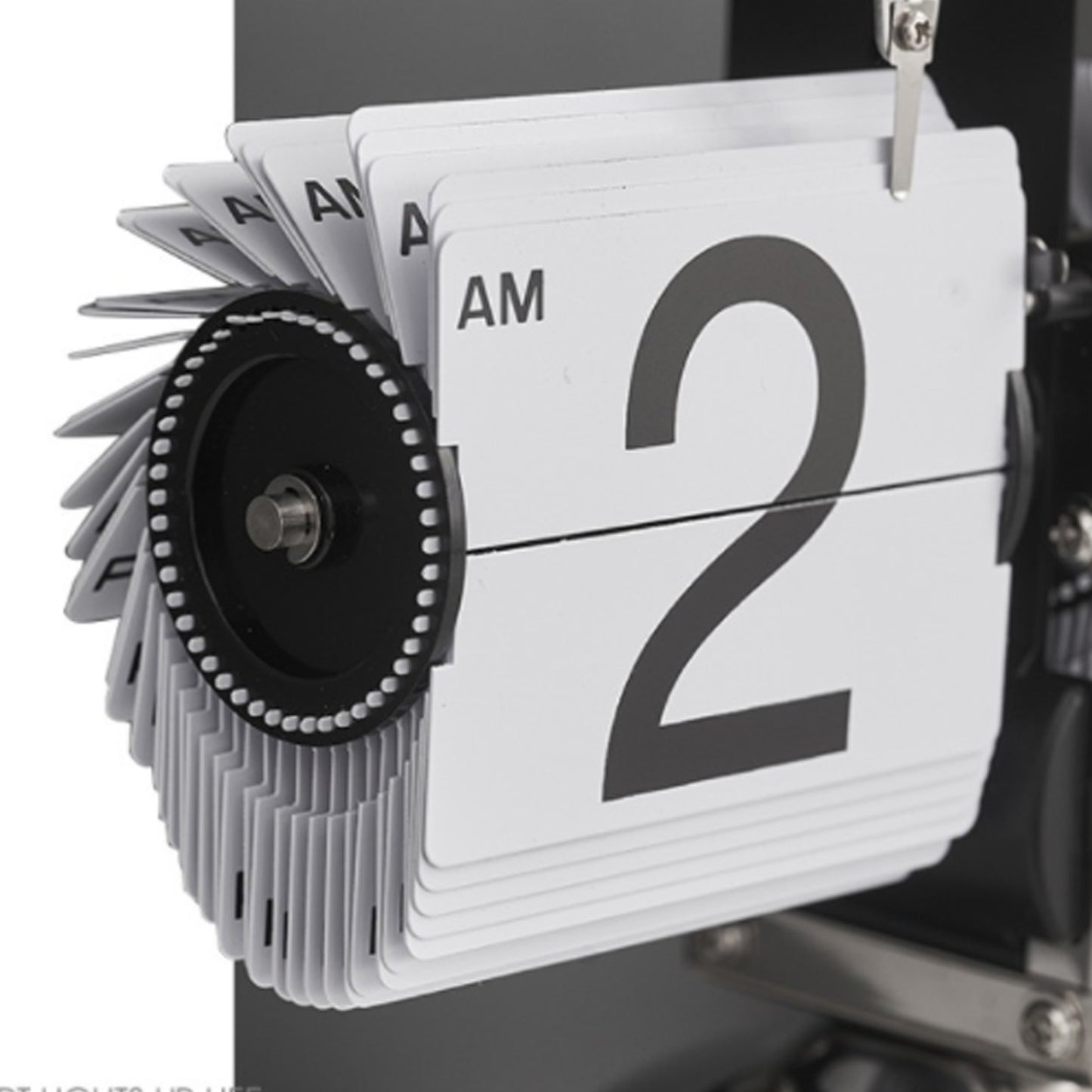 Flip Desk Clock Digital Flip Down Clock Retro Minimalist Single Foot Mechanical Auto Flip Clock Desk Clock for Home Livingroom