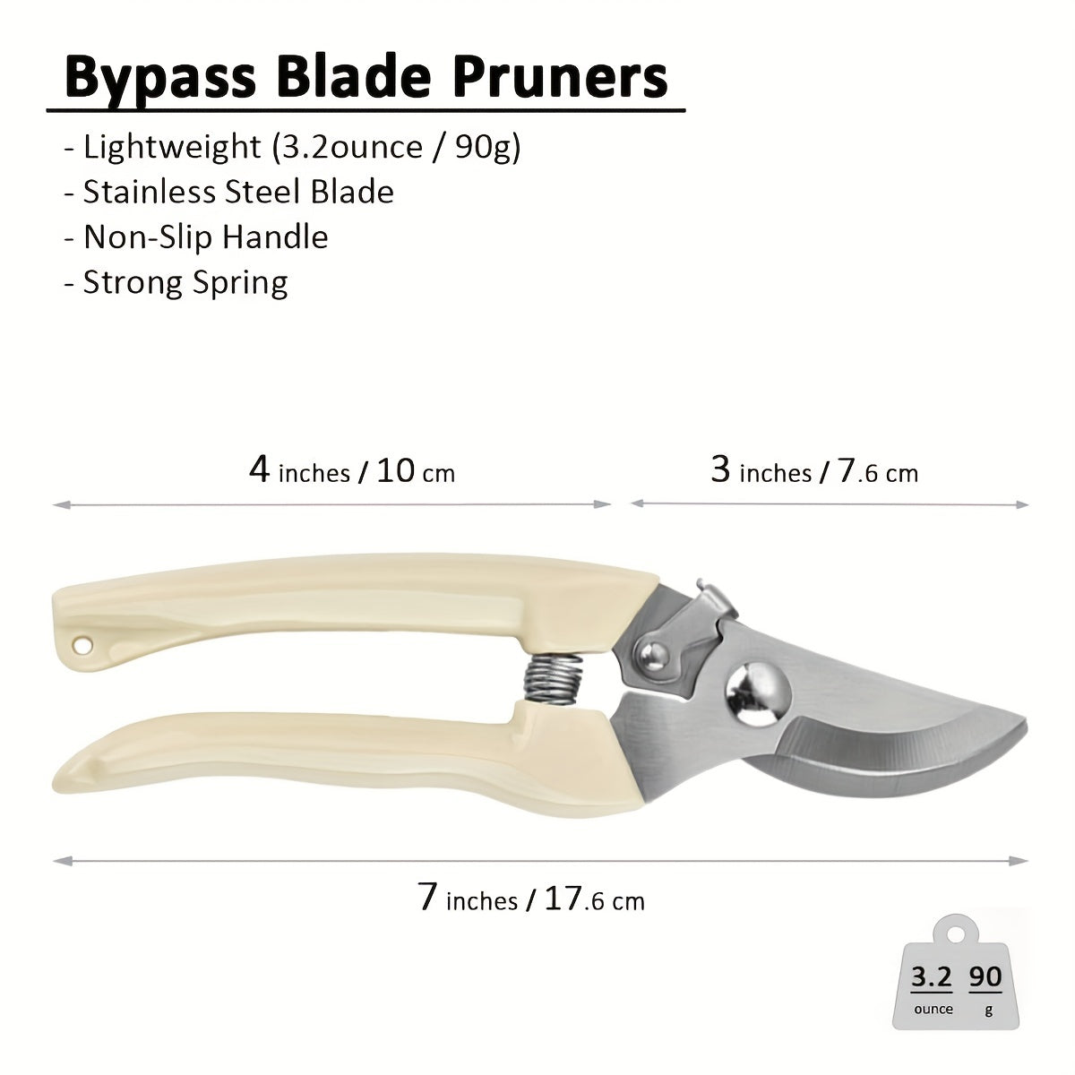 1 Pieces/2 Garden Pruning Shear Set Sharp Blade,Suitable for Cutting Flowers、Pruning Plants、Bonsai and Fruit Picking