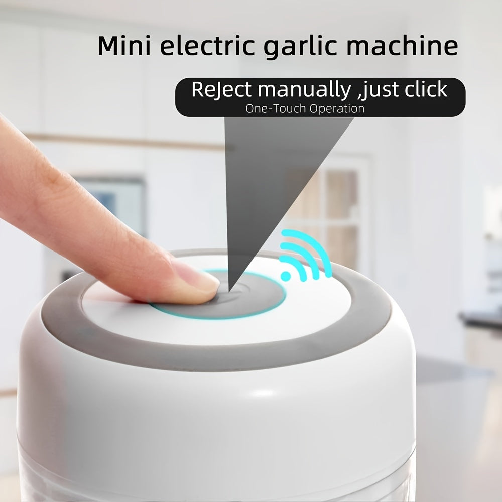 1Pieces,8.45Ounce Capacity,USB Charging Cooking Machine,Kitchen Mashed Garlic Machine,Small Automatic Cooking Machine,Multi-Scenario Tool,Multiple Colors,Kitchen Supplies