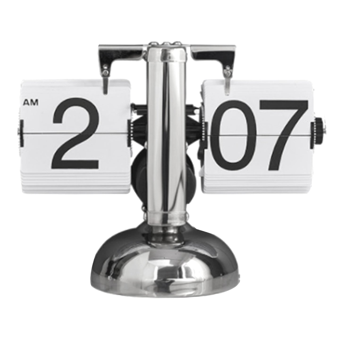 Flip Desk Clock Digital Flip Down Clock Retro Minimalist Single Foot Mechanical Auto Flip Clock Desk Clock for Home Livingroom