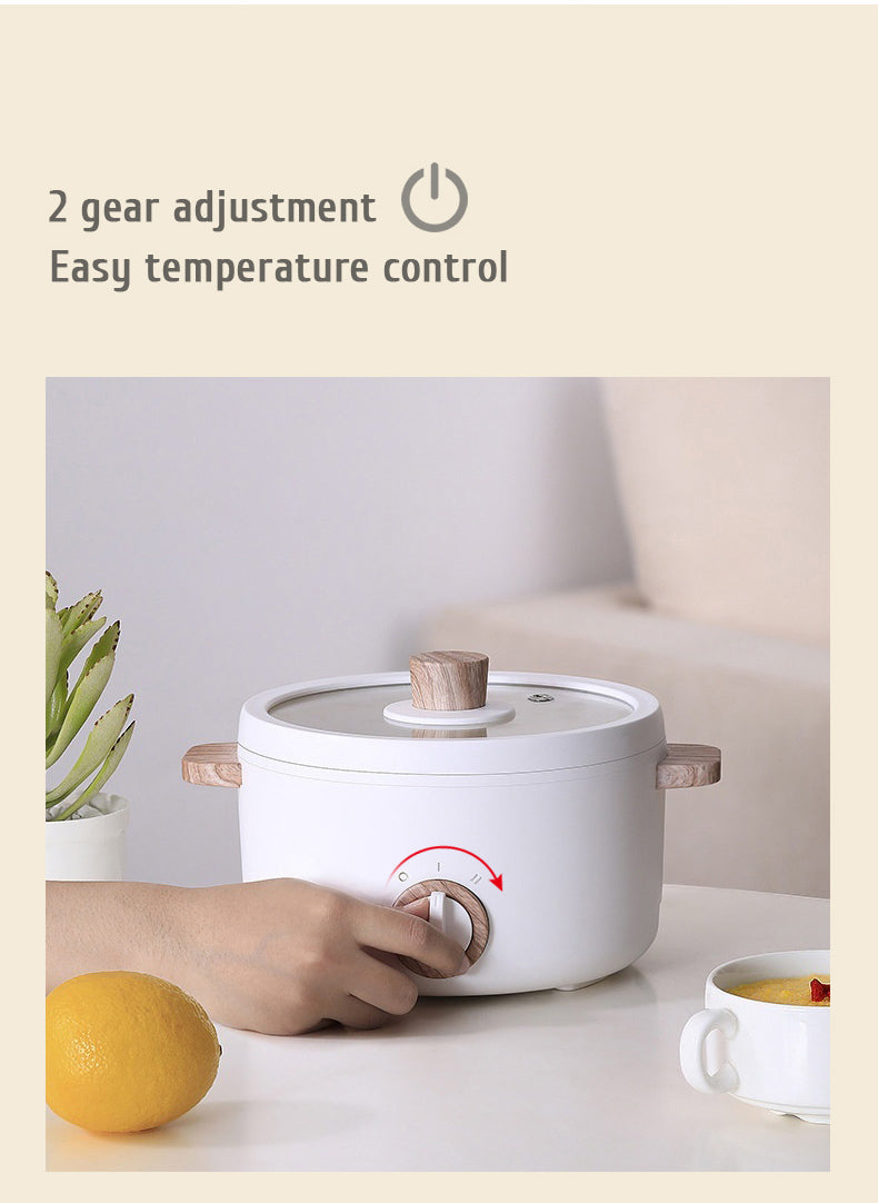 Wielofunkcyjne mini kuchenki Elektryczny garnek do gotowania Elektryczna patelnia grzewcza Dom w akademiku 1-2 osoby Elektryczne kuchenki do ryżu