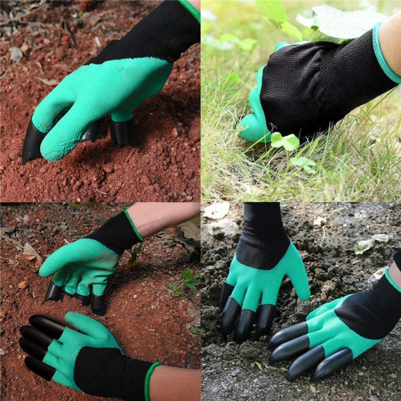 Gardening Gloves with Claws - Easy Digging、Planting、Weeding and Sowing - Protect Your Fingers and Nails！