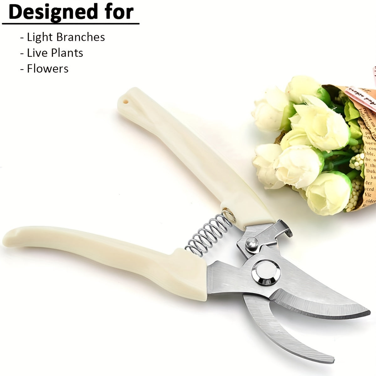 1 Pieces/2 Garden Pruning Shear Set Sharp Blade，Suitable for Cutting Flowers、Pruning Plants、Bonsai and Fruit Picking