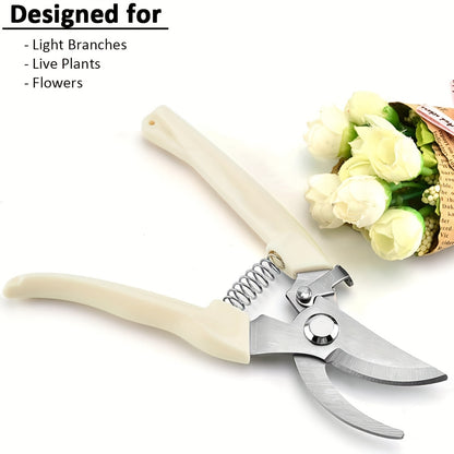 1 Pieces/2 Garden Pruning Shear Set Sharp Blade，Suitable for Cutting Flowers、Pruning Plants、Bonsai and Fruit Picking