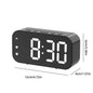 LED Mirror Table Clock Digital Alarm Snooze Display Time Desktop Electronic Table Clocks Desktop Clock