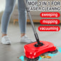 Manual Broom Pusher，Multifunctional Cleaning Tool with Sweeping and Mopping Functions，Long Handle Push Broom with Automatic Spiral Deep Cleaning System，Easy to clean, fits the floor，Suitable for Hardwood Floors、Tile、Kitchen、Home、Office，Cleaning Supplies，C