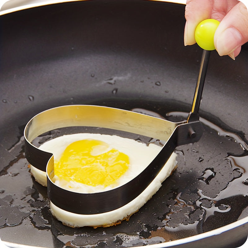 5个，Egg Ring，Stainless Steel Egg Cooking Ring，Pancake Mold with Fried Egg and Omelet，Kitchen Utensils，Kitchen Supplies，Kitchen Accessories，Household kitchen utensils