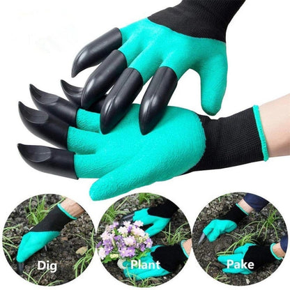 Gardening Gloves with Claws - Easy Digging、Planting、Weeding and Sowing - Protect Your Fingers and Nails！