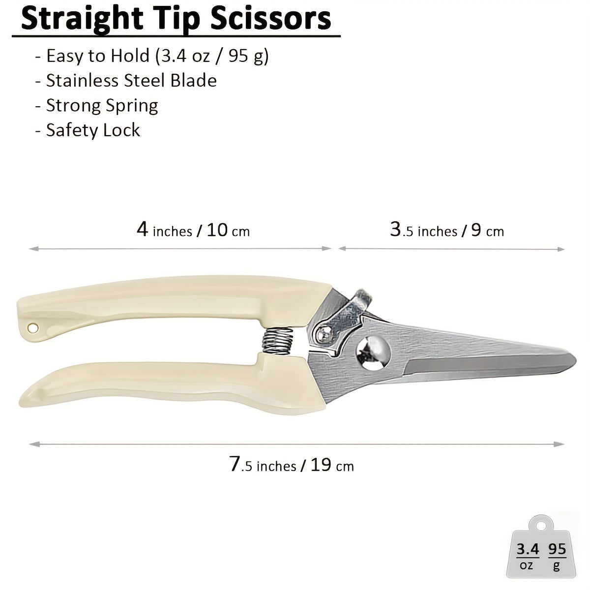 1 Pieces/2 Garden Pruning Shear Set Sharp Blade，Suitable for Cutting Flowers、Pruning Plants、Bonsai and Fruit Picking