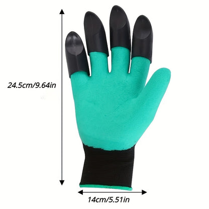 Gardening Gloves with Claws - Easy Digging、Planting、Weeding and Sowing - Protect Your Fingers and Nails！